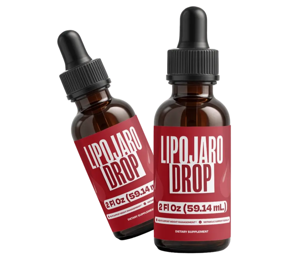 LipoJaro Drops sublingual herbal formula bottle for daily metabolic support